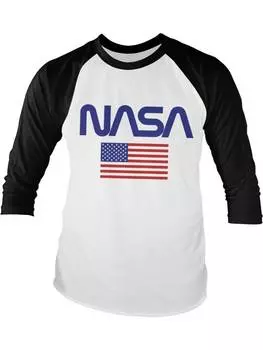 Лонгслив Nasa, белый