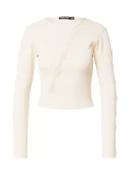 Лонгслив Nasty Gal Shirt, экрю