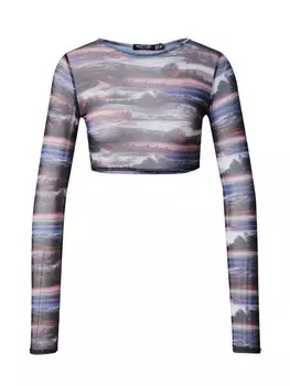 Лонгслив Nasty Gal Shirt, синий