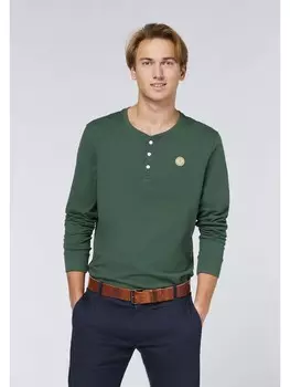 Лонгслив Navigator Langarmshirt, зеленый