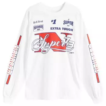 Лонгслив Neighborhood X Super73 Long Sleeve T-Shirt, белый