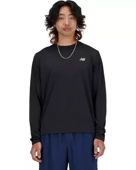 Лонгслив New Balance Athletics Long Sleeve, черный