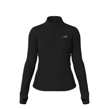 Лонгслив new balance Performance Shirt, черный