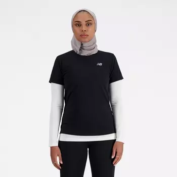 Лонгслив new balance Shirt, черный