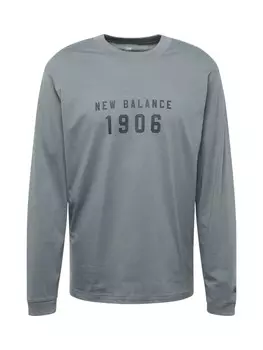 Лонгслив new balance Shirt Essentials, базальтовый серый
