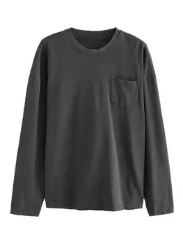 Лонгслив Next Shirt, антрацит