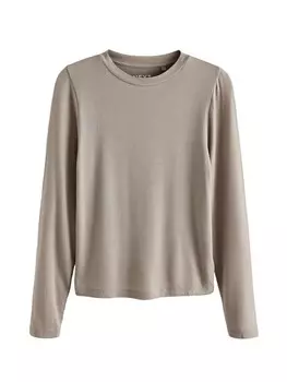 Лонгслив Next Shirt, бежевый