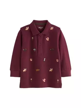 Лонгслив Next Shirt, бордо