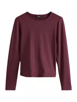 Лонгслив Next Shirt, бордовый