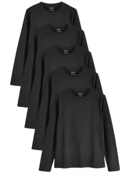 Лонгслив Next Shirt, черный