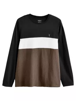 Лонгслив Next Shirt, цвет brown/black