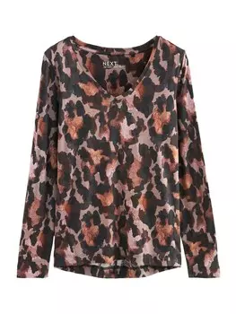 Лонгслив Next Shirt, фиолетовый