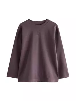 Лонгслив Next Shirt, фиолетовый
