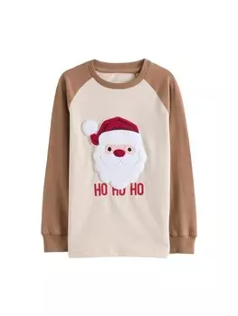 Лонгслив Next Shirt, коричневый