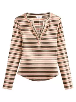 Лонгслив Next Shirt, коричневый