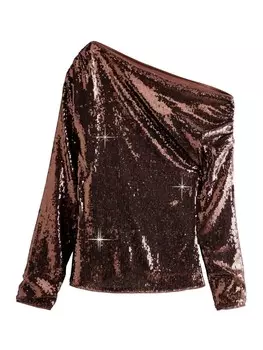 Лонгслив Next Shirt, коричневый