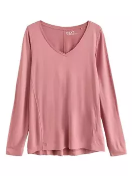 Лонгслив Next Shirt, розовый