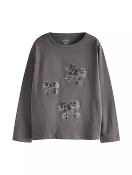 Лонгслив Next Shirt, серый