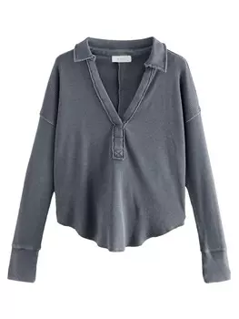 Лонгслив Next Shirt, серый