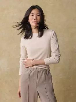 Лонгслив Next Shirt, светло-бежевый