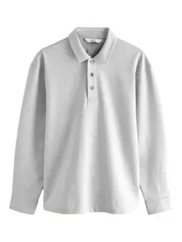 Лонгслив Next Shirt, светло-серый