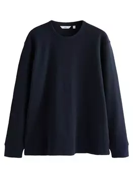 Лонгслив Next Shirt, темно-синий