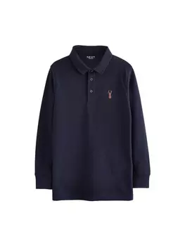 Лонгслив Next Shirt, темно-синий