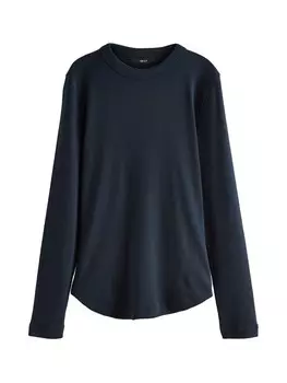 Лонгслив Next Shirt, темно-синий