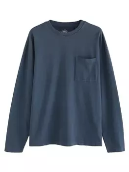 Лонгслив Next Shirt, темно-синий