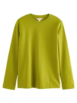 Лонгслив Next Shirt, зеленый