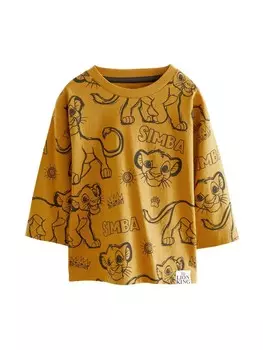 Лонгслив Next Shirt, желтый