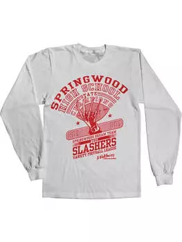 Лонгслив Nightmare On Elm Street, белый