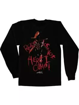 Лонгслив Nightmare On Elm Street, черный