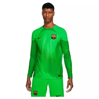 Лонгслив Nike FC Barcelona 22/23 Dri Fit goalkeeper, зеленый