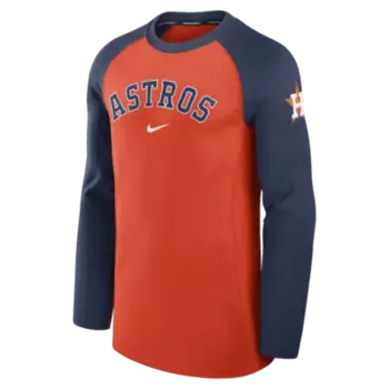 Лонгслив Nike Houston Astros Authentic Collection Game Time, оранжевый