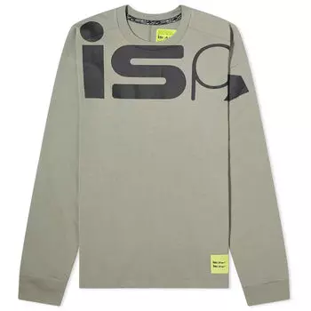 Лонгслив Nike Ispa Long Sleeve T-Shirt, цвет Dark Stucco & Black