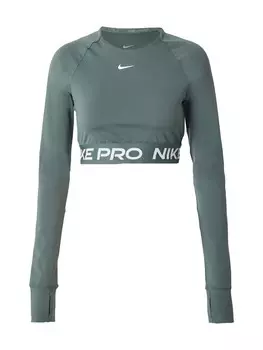 Лонгслив NIKE Performance Shirt PRO, зеленый