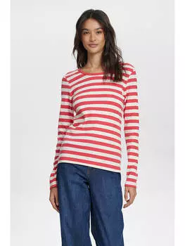 Лонгслив NMPH, цвет rot/wei