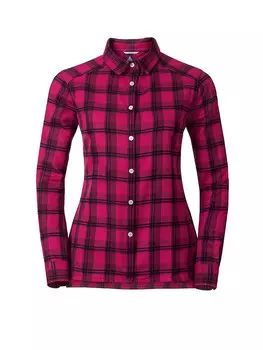 Лонгслив Odlo Funktionshemd Logger, цвет Pink/Schwarz