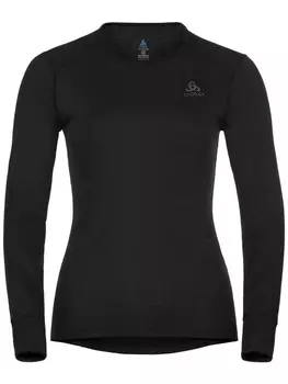 Лонгслив Odlo Funktionsunterhemd, черный