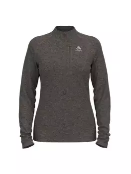 Лонгслив Odlo Midlayer/Sweatshirt Mid layer 1/2 zip TENCIA, антрацит