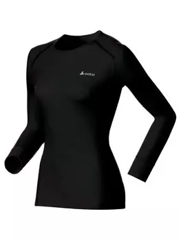 Лонгслив Odlo Shirt CREW NECK ACTIVE, черный