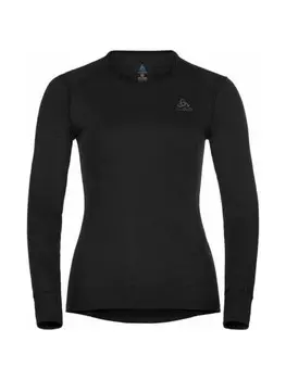 Лонгслив Odlo Unterhemd TOP Crew neck l/s ACTIVE WA, черный