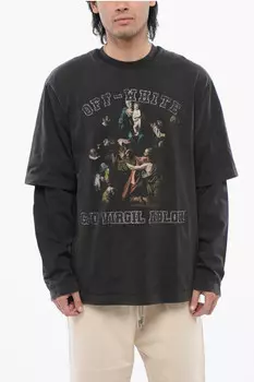 Лонгслив Off-White Mary, темно-серый