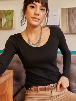 Лонгслив olalook Shirt, черный