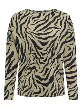 Лонгслив Only CAMILLE, темно-бежевый