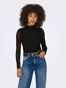 Лонгслив ONLY, черный