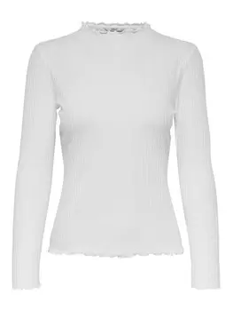 Лонгслив Only EMMA, белый