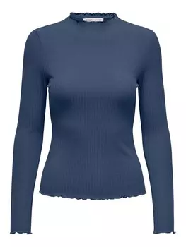 Лонгслив Only EMMA, индиго