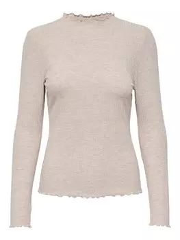 Лонгслив Only EMMA, пятнистый бежевый